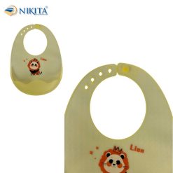 Áo yếm ăn dặm em bé màu vàng sư tử