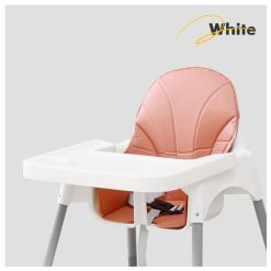 Ghế ăn dặm có đệm cao cấp màu trắng NIKITA NKT-G049