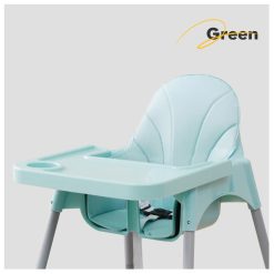 Ghế ăn dặm có đệm cao cấp màu xanh NIKITA NKT-G049