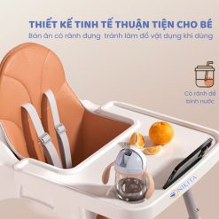 Tính năng ghế ăn dặm có đệm cao cấp NIKITA NKT-G049
