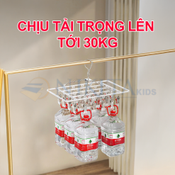 Móc chùm treo đồ em bé, đồ lót, tất vớ - 28 kẹp
